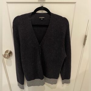 ANN DEMEULEMEESTER Cardigan mens v-neck XL sweater alpaca wool, worn once